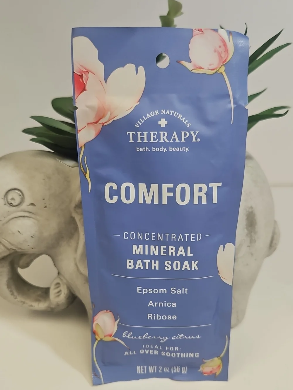 VILLAGE NATURALS THERAPY BATH & BODY BEAUTY BREATHE, CONFORT, & GLOW EPSOM SALTS